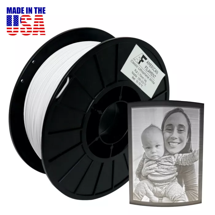 American Filament PLA Lithophane 1.75mm - 1kg Spool | GigaParts.com