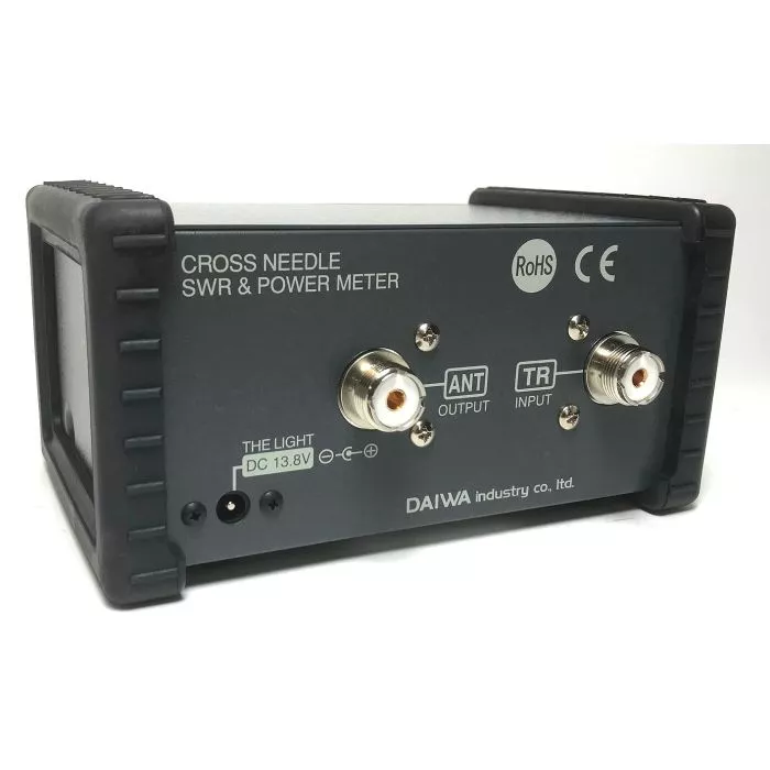 Daiwa CN-501H2 1.8-150MHz X Needle SWR/Pwr Meter w/UHF | GigaParts.com