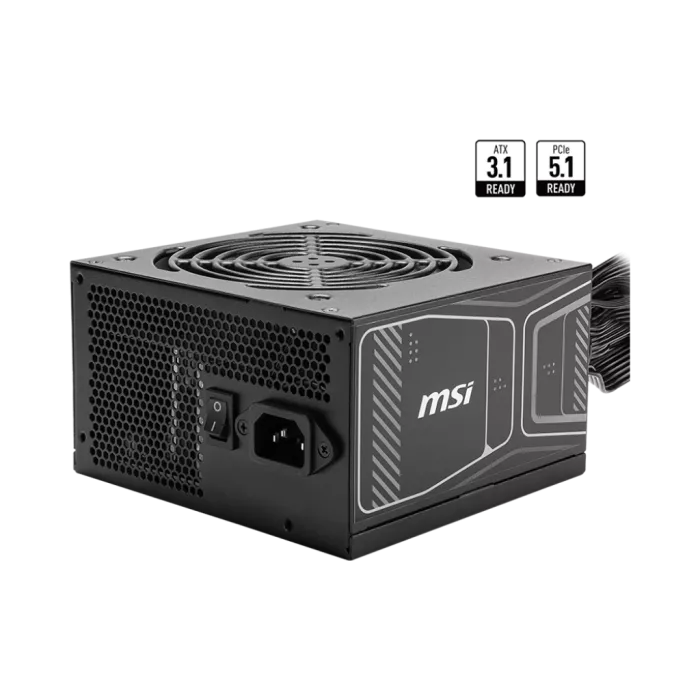 MSI MAG A750GN PCIE5 Power Supply - 750W 80+ Gold PSU | GigaParts.com