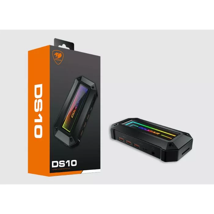 Cougar DS10 Docking Station - Dual 4K/60Hz, 10 Ports | GigaParts.com