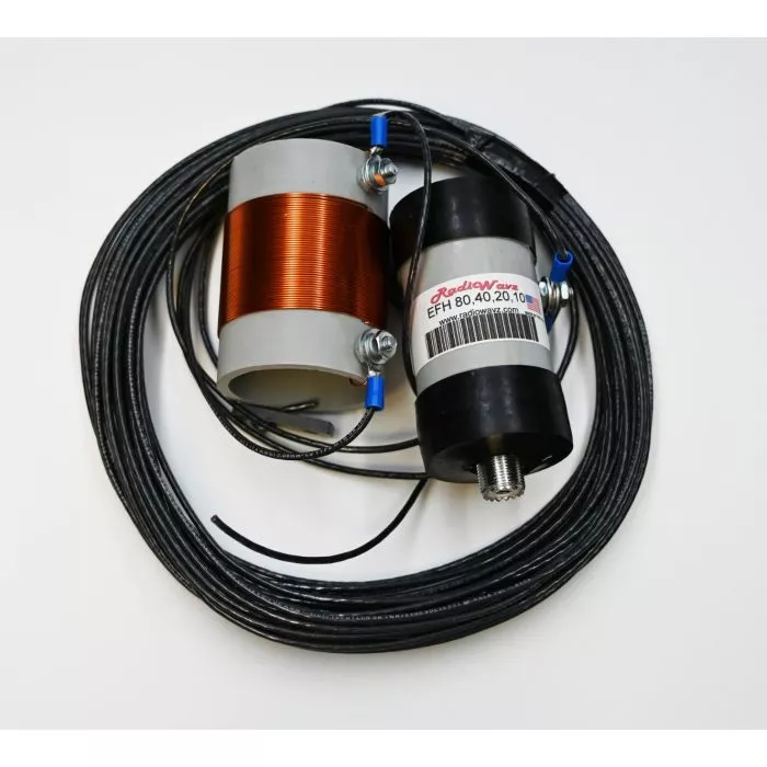 Radiowavz End Fed 1/2 Wave Wire Antenna 80 40 20 10 Meters