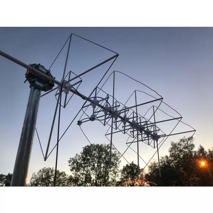 Radiowavz Quasar 2M 70Cm 7 Element Quad Antenna - QDUAL7EL