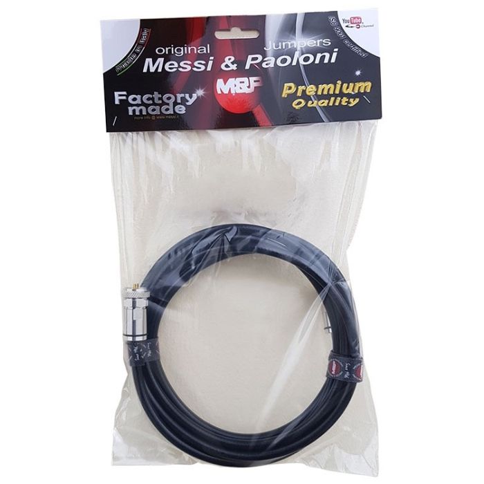 Messi & Paoloni UltraFlex 7, PL-259s, 9ft Coax Cable