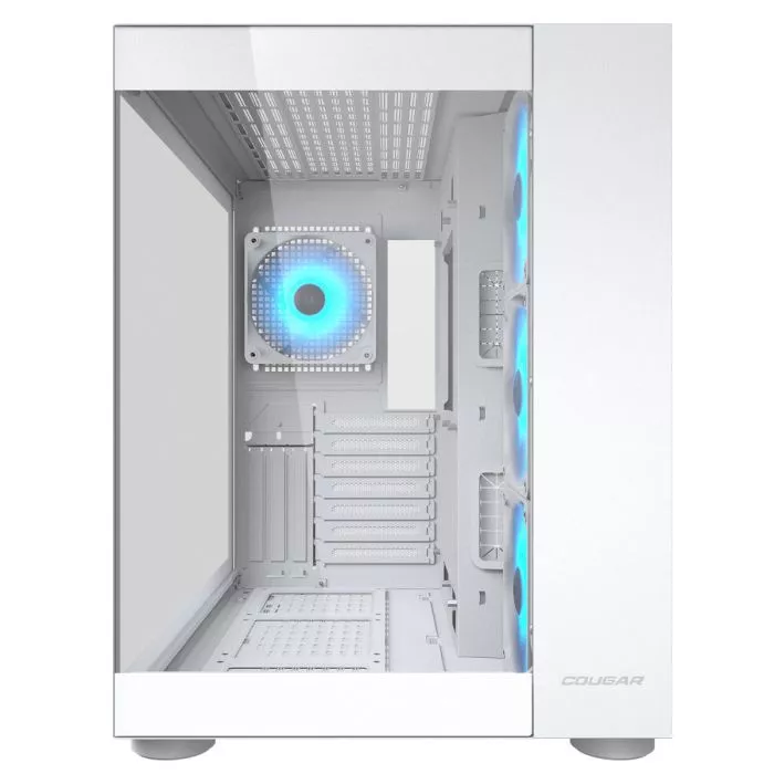 Cougar FV150 RGB White Mid-Tower Chassis - Sleek Design