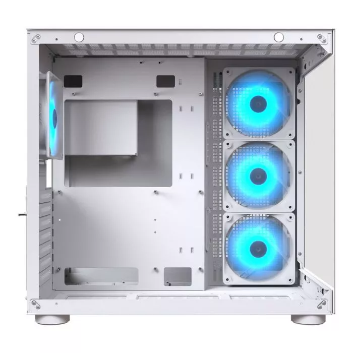 Cougar FV150 RGB White Mid-Tower Chassis - Sleek Design