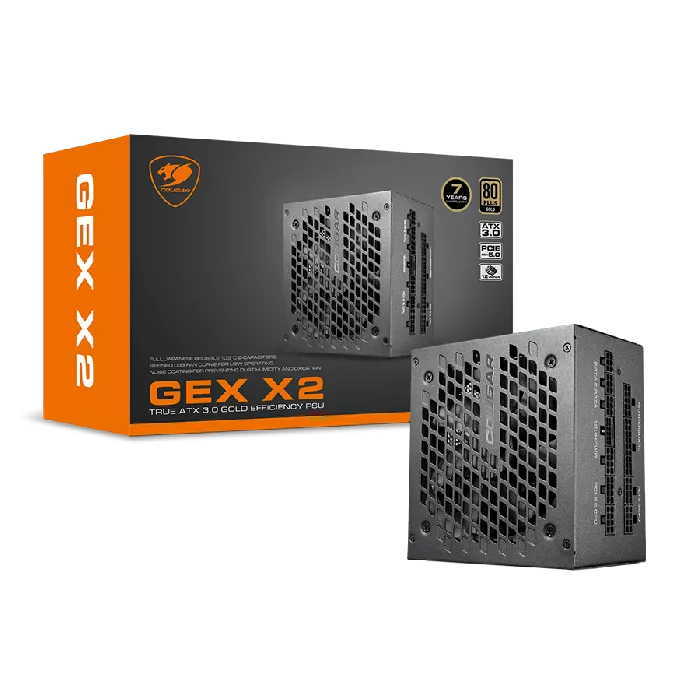 Cougar GEX X2 850W Fully Modular PSU - 80Plus Gold Certified