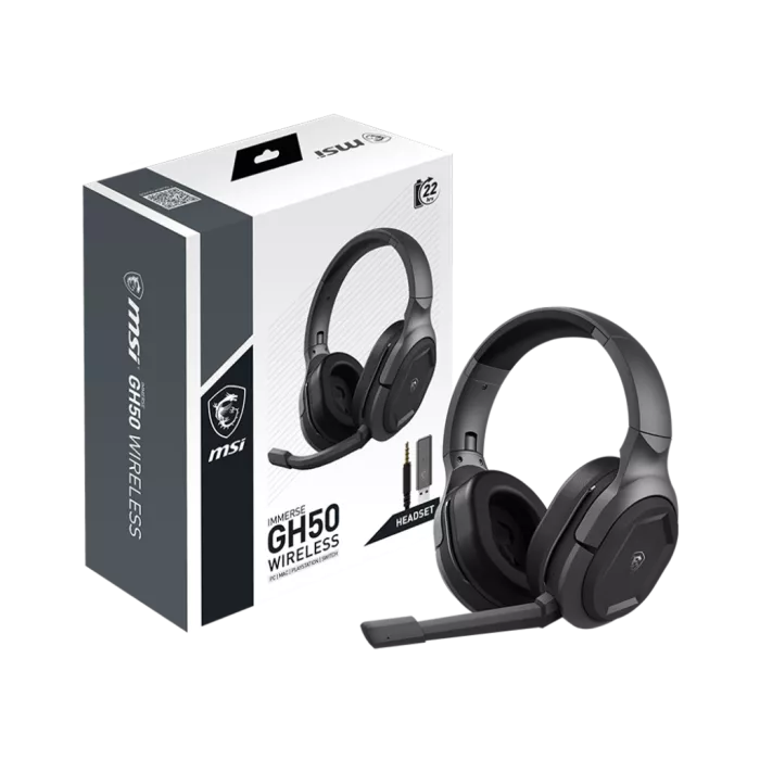 MSI Immerse GH50 Wireless Gaming Headset - Ultimate Audio
