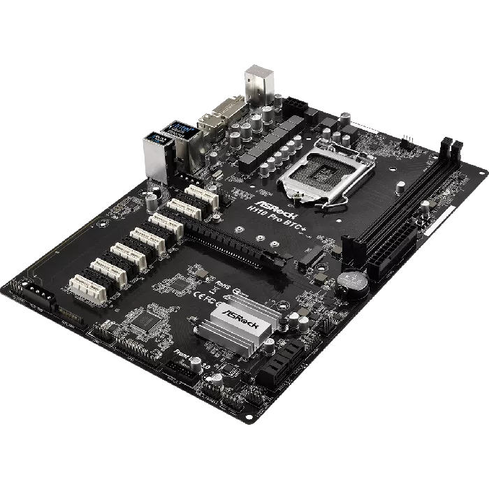 ASRock H110 PRO BTC+ 13 GPU Mining Motherboard | GigaParts.com