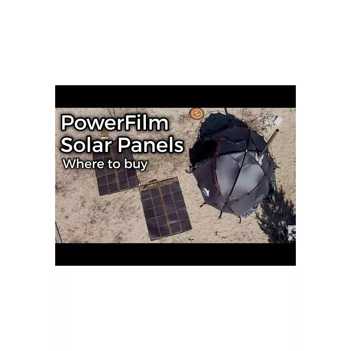 PowerFilm 21W Rollable Solar Panel - Waterproof & Portable