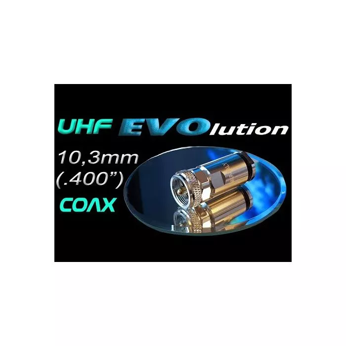 M&P UHF PL259 EVOlution High performance for 10mm Solder 2pk