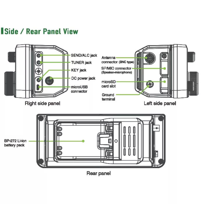 Icom IC-705 HF/VHF/UHF All Mode Transceiver GigaParts.com Icom IC-705 HF/VHF/UHF All Mode Transceiver GigaParts.com