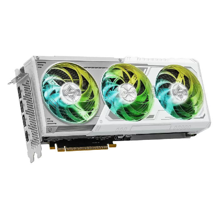 ASRock Intel Arc B580 SL 12GB OC Graphics Card - White | GigaParts.com