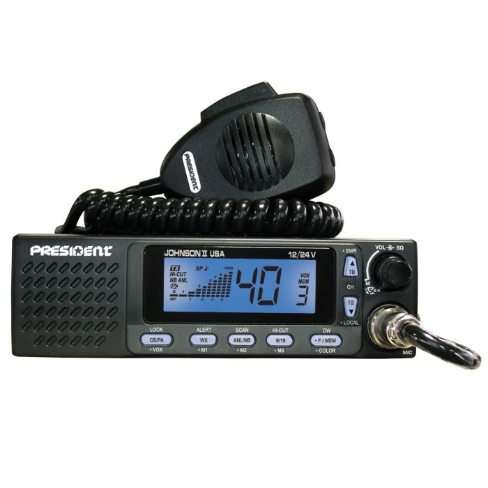 President Electronics Johnson II AM CB Radio - TXUS667