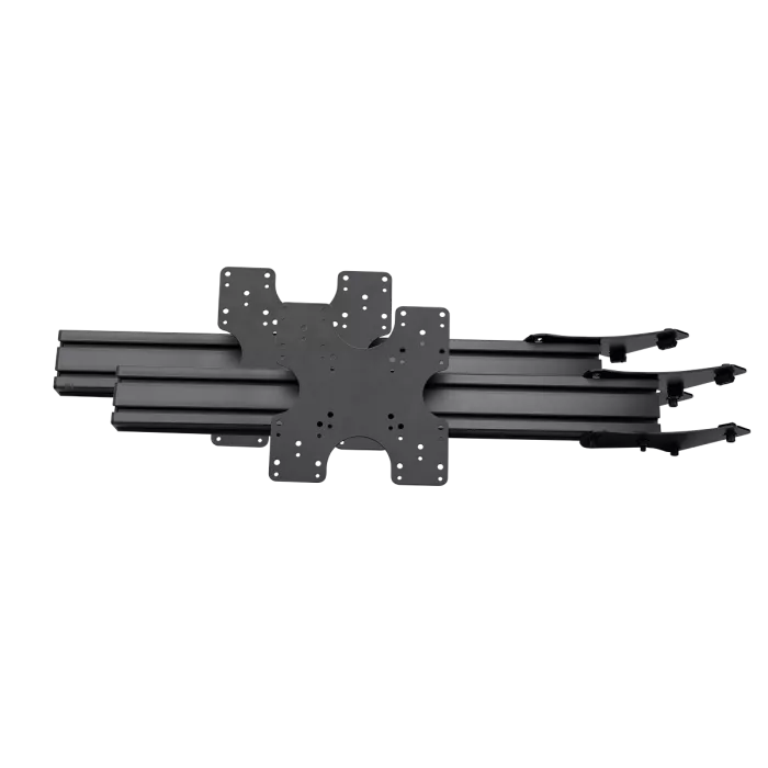 Soporte Triple Para Monitores Next Level Racing Elite – De Pie, Ajustable Hasta 43 Pulgadas, Perfil De Aluminio Anodizado