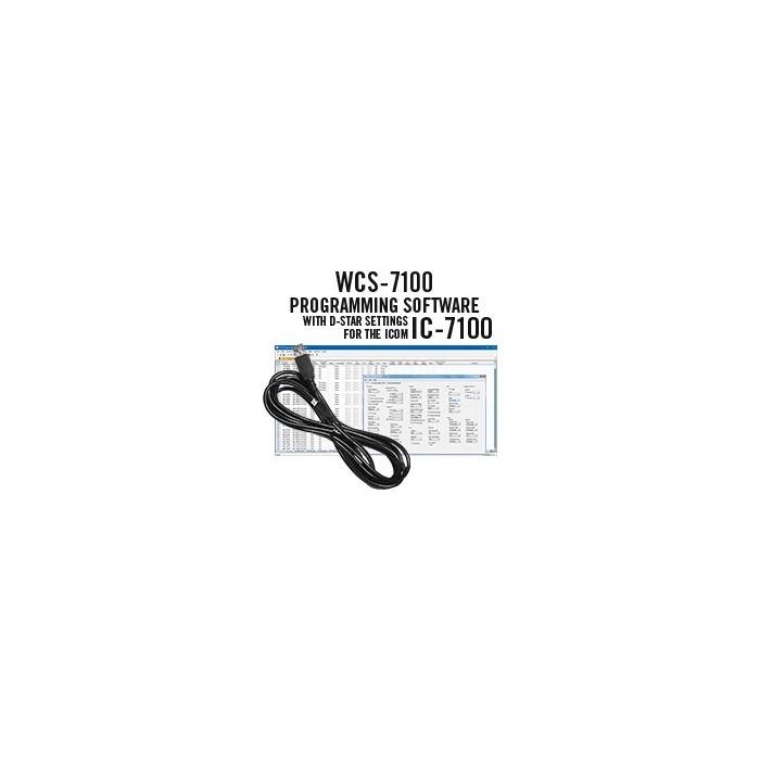 RT Systems Programming Software and RT-41 cable for the Icom IC-7100 - WCS-7100-RT RT Systems Programming Software and RT-41 cable for the Icom IC-7100 - WCS-7100-RT