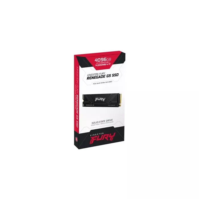 Kingston FURY Renegade G5 4TB PCIe 5.0 NVMe SSD | GigaParts.com