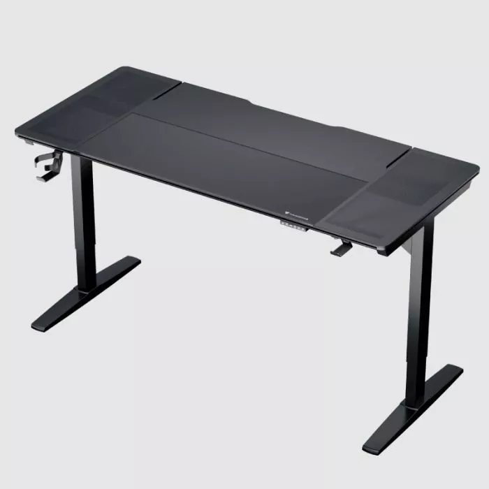 ThunderX3 Lab-X Ergonomic Standing Desk - Black Gaming Desk
