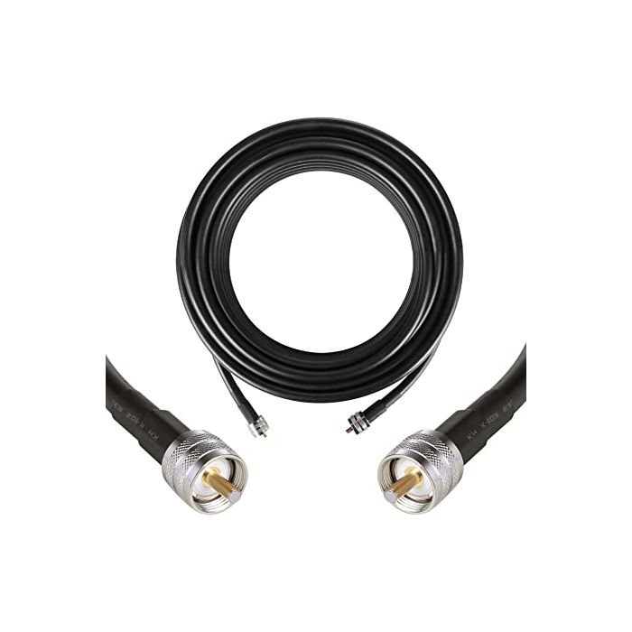 Times Microwave LMR-400 w/PL-259 ends 150 ft Coaxial Cable