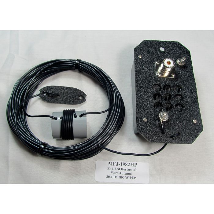 MFJ EndFed 1/2 Wave 800W 80M-10M Wire Antenna - MFJ-1982HP MFJ EndFed 1/2 Wave 800W 80M-10M Wire Antenna - MFJ-1982HP