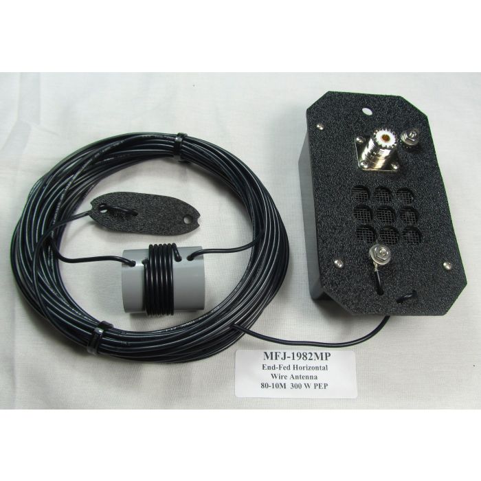MFJ EndFed 1/2 Wave 300W 80M-10M Wire Antenna - MFJ-1982MP MFJ EndFed 1/2 Wave 300W 80M-10M Wire Antenna - MFJ-1982MP