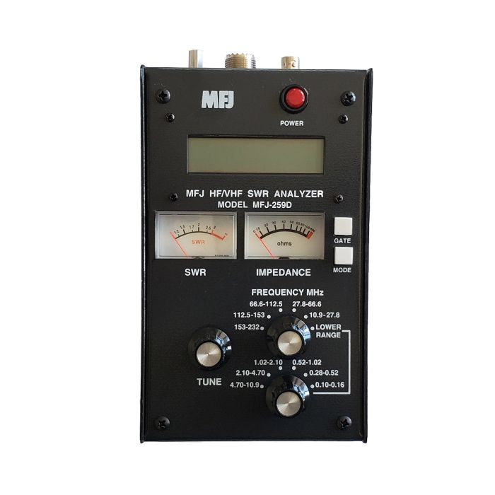 MFJ-259D SWR Antenna Analyzer 100KHz-230MHz and 2200 Meter band