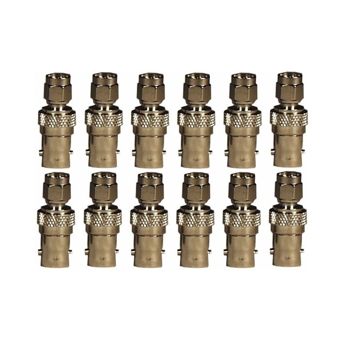 MFJ 12-PACK of MFJ-7718, SMA M TO BNC F - MFJ-7718P