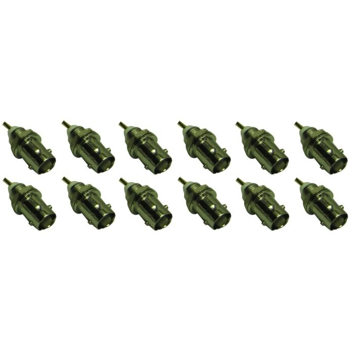 MFJ 12-Pack of MFJ-7726 BNC Female Chassis Mount - MFJ-7726P MFJ 12-Pack of MFJ-7726 BNC Female Chassis Mount - MFJ-7726P