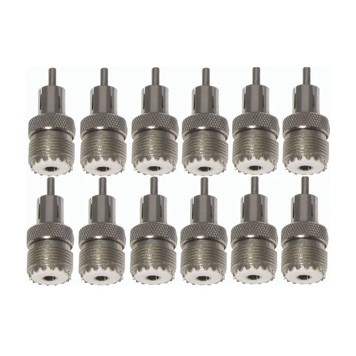 MFJ 12-Pack MFJ-7738P SO-239 to RCA male adaptor - MFJ-7738P