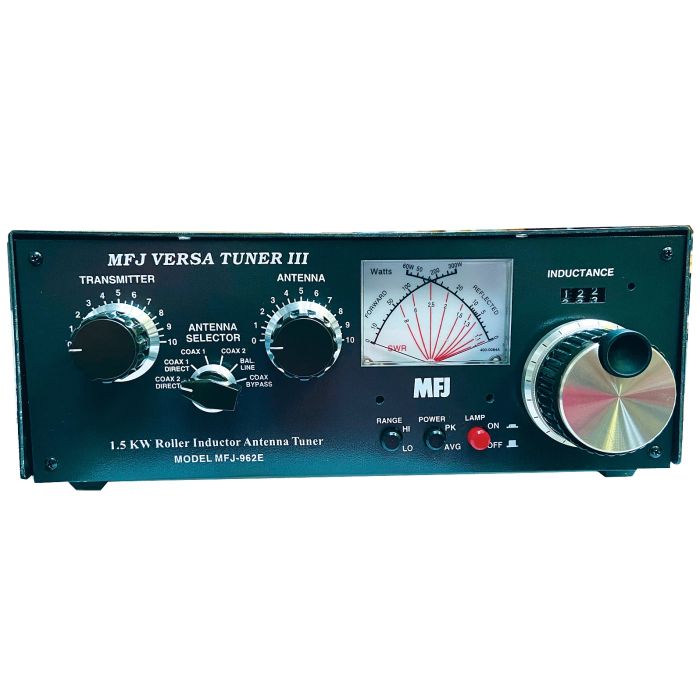 MFJ-962E Manual Antenna Tuner + SWR 18-30Mhz 15kW