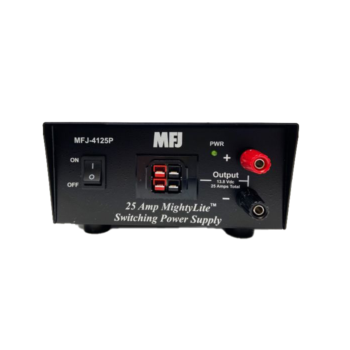 MFJ-4125P 13.8 Volt 25 Amp Switching DC Power Supply 