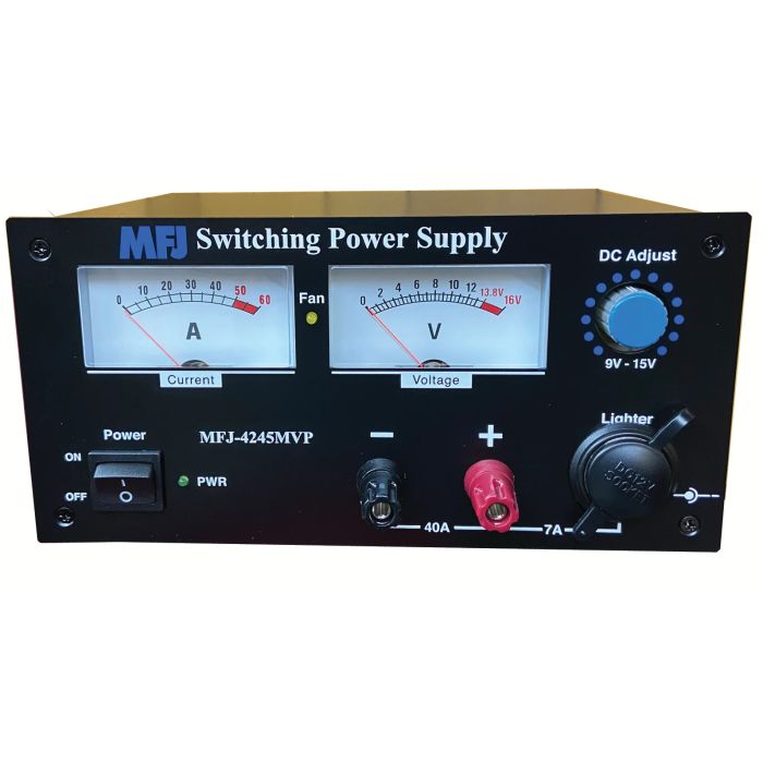 MFJ Adjustable Voltage Switching Power Supply - MFJ-4245MVP MFJ Adjustable Voltage Switching Power Supply - MFJ-4245MVP