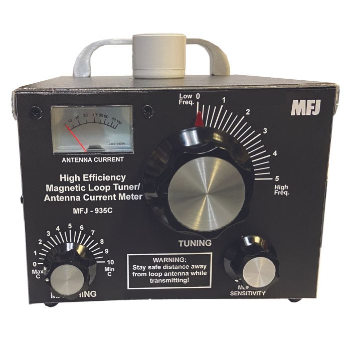 MFJ-935C High Efficiency Magnetic Loop Tuner and Antenna Current Meter MFJ-935C High Efficiency Magnetic Loop Tuner and Antenna Current Meter