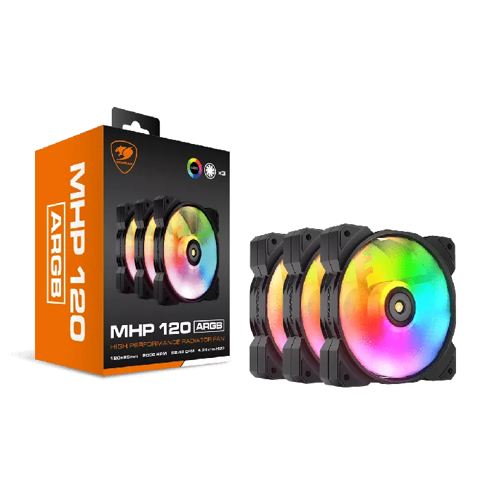 Cougar MHP 120 ARGB 120mm Case Fan - 3 Pack - Thumbnail 2