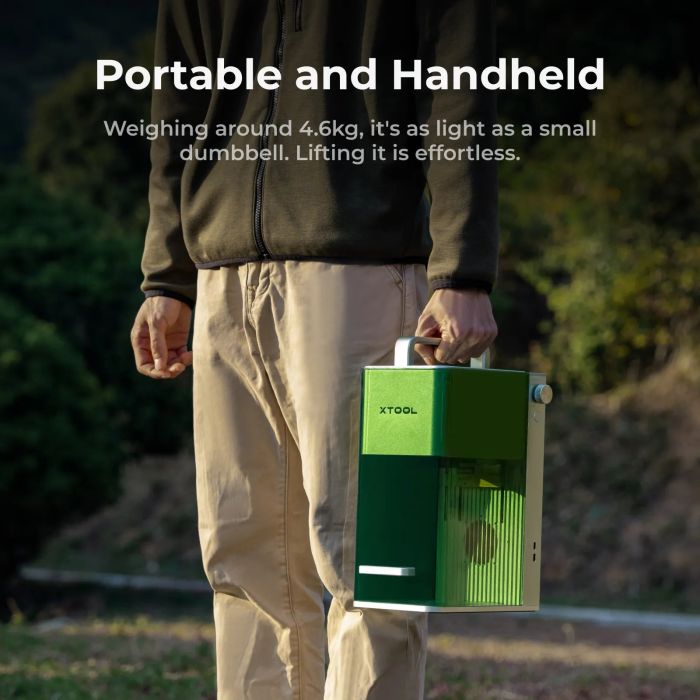 xTool F1 Portable Dual Laser Engraver | 10W Diode + 2W IR Metal