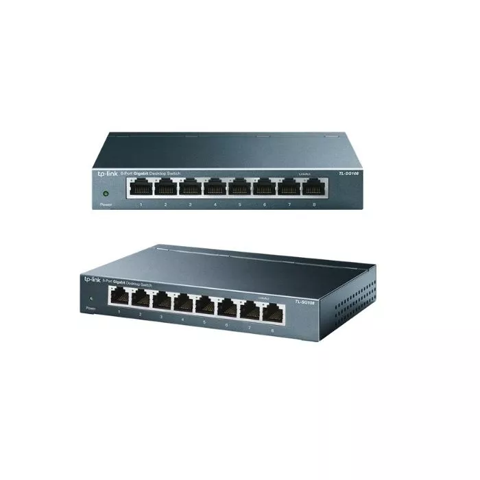 TP-Link TL-SG608 8-Port Gigabit Switch - Reliable Networking