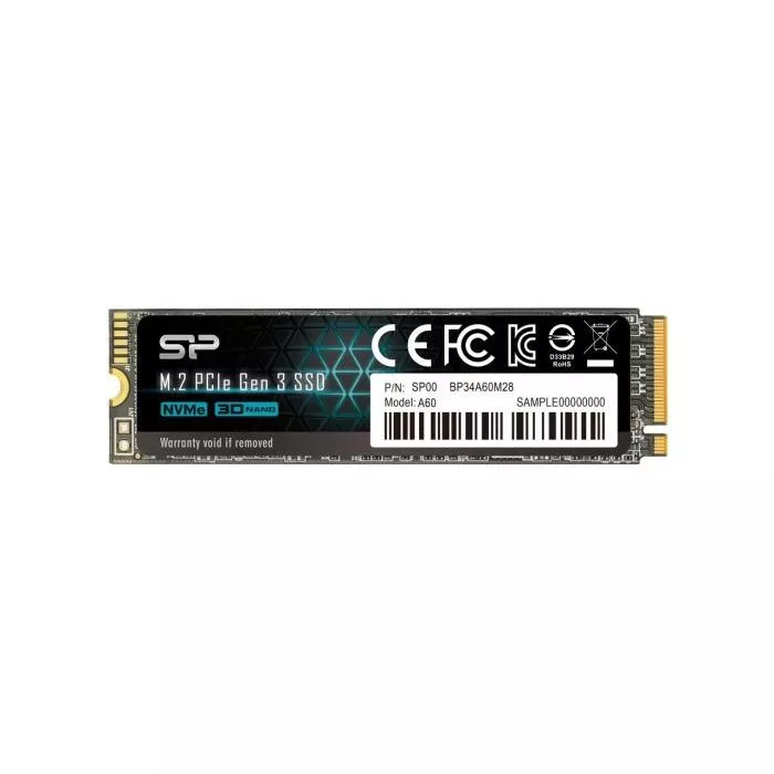 Silicon Power P34A60 1TB NVMe PCIe Gen3x4 M.2 2280 - Thumbnail 2