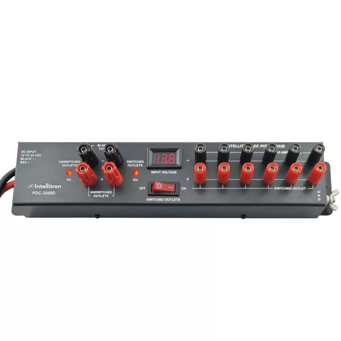 Intellitron PDC-3208D 35A DC Power Hub with 8 Outlets | GigaParts.com