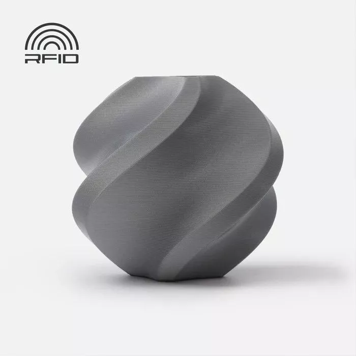 Bambu Lab PLA Basic Silver 3D Printer Filament 1.75mm | GigaParts.com