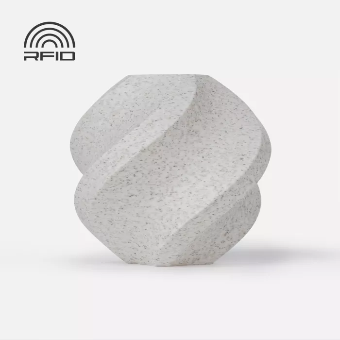 Bambu Lab PLA Marble - White Marble 3D Printer Filament 1.75mm 1kg