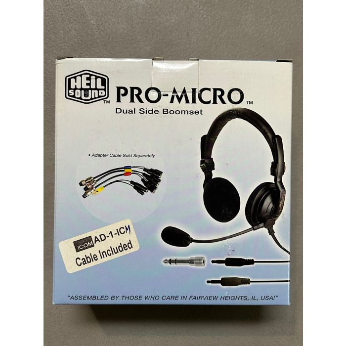 HEIL SOUND PRO-MICRO ICOM用ヘッドセット