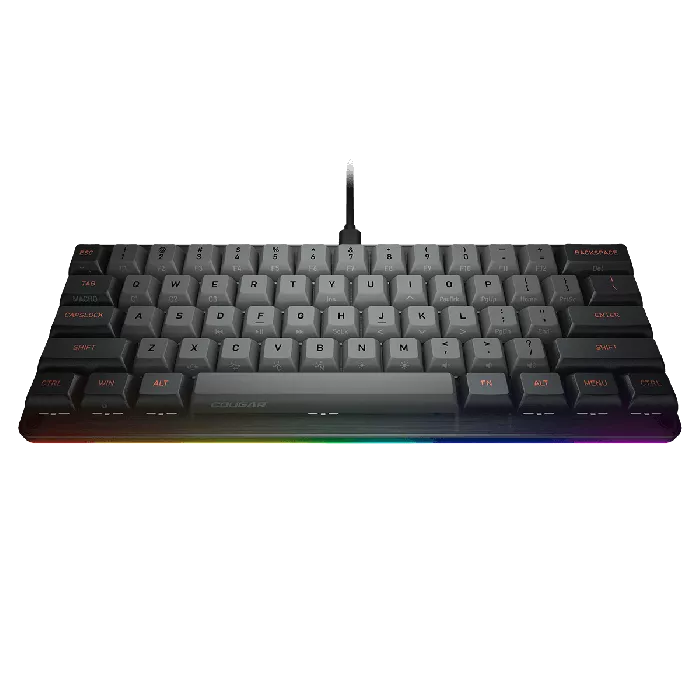 Cougar puri mini 60% DSA メカニカルキーボード 本体 Cougar Puri Mini 60% Mechanical Gaming Keyboard - Red Switches