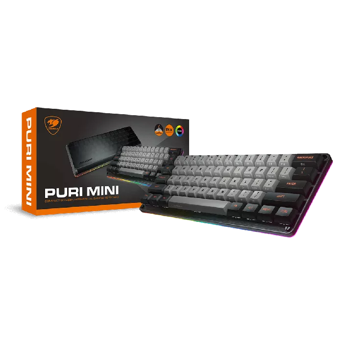 Cougar Puri Mini 60% Mechanical Gaming Keyboard - Red Switches