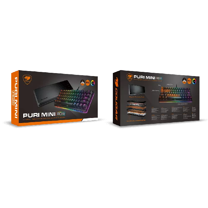 Cougar Puri Mini RGB Mechanical Gaming Keyboard - Red Switches