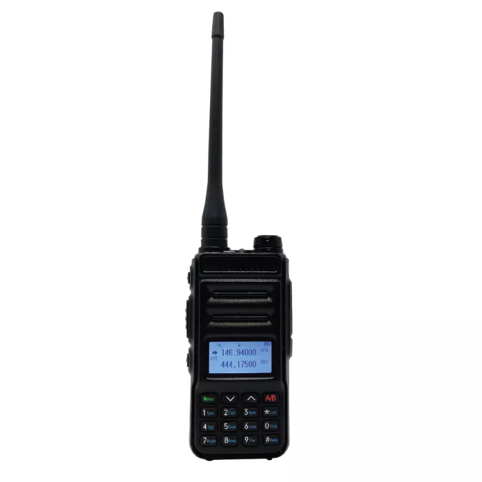 Explorer QRZ-1 5W VHF/UHF Handheld Transceiver - Compact & Clear