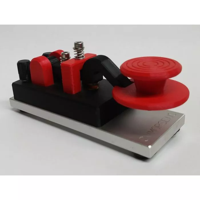 CW Morse Mini Camelback Red Skirted Key - Thumbnail 2