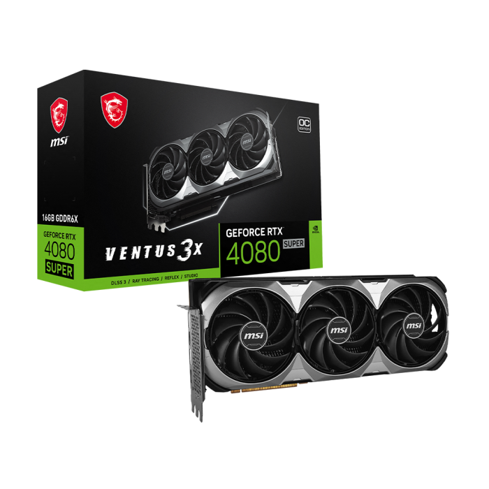 MSI GeForce RTX 4080 SUPER 16G VENTUS 3X OC Graphics Card MSI GeForce RTX 4080 SUPER 16G VENTUS 3X OC Graphics Card