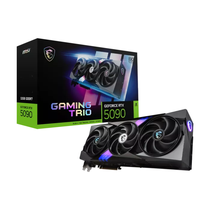 MSI GeForce RTX 5090 32G GAMING TRIO OC Graphics Card | GigaParts.com