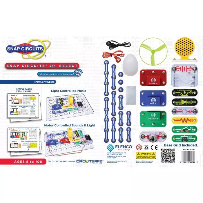Elenco SC130 Snap Circuits Jr. Select 130-in-1 Kit | GigaParts.com