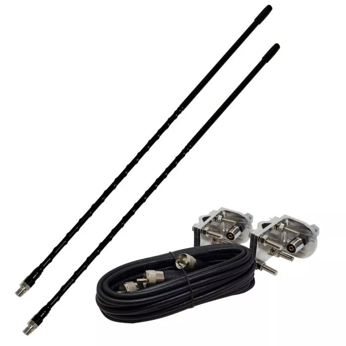 High Performance 7dBi Waterproof outdoor wifi antenna 2.4 GHz External Cabinet Antenna - 509