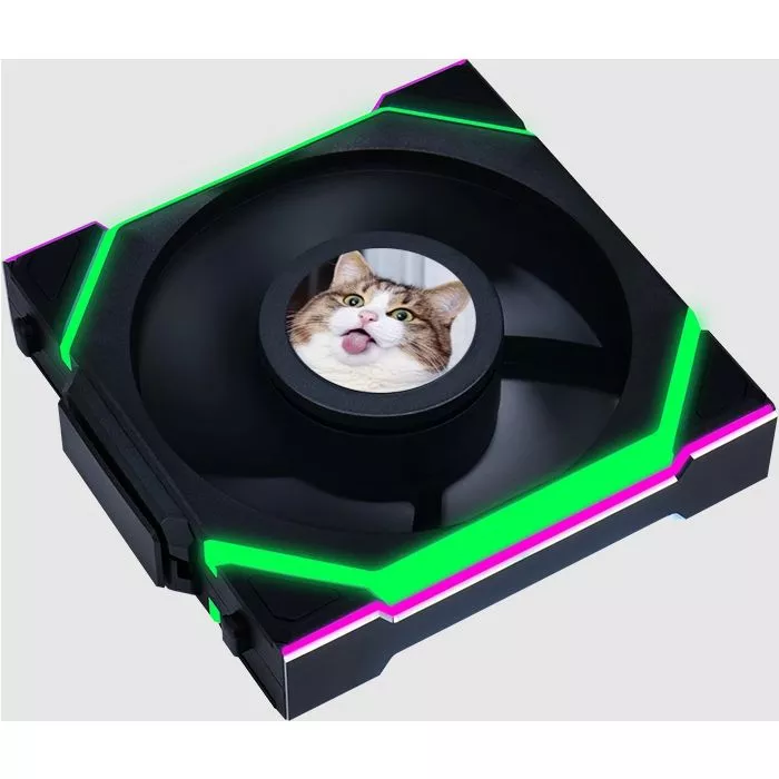 Lian-Li UNI FAN SL 120 Wireless RGB Case Fan with LCD | GigaParts.com